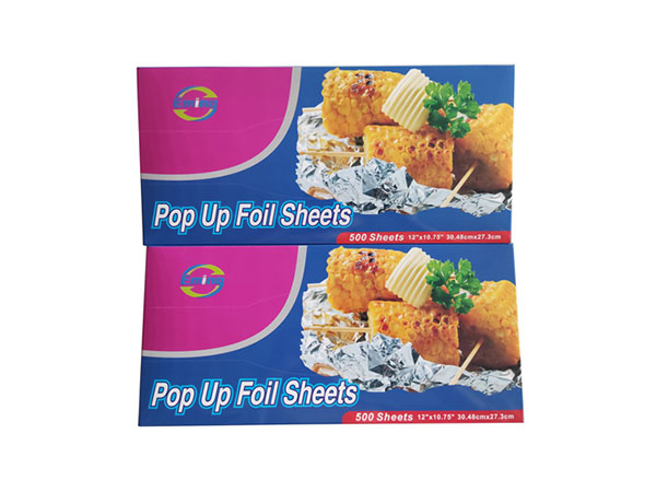 pop up aluminum foil sheets